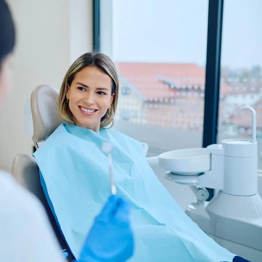 un patient chez le dentiste à schaerbeek